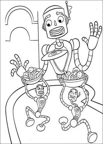 Carl And His Friends  Coloring Page